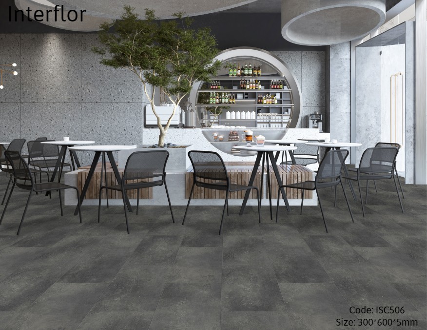 sàn vinyl Interflor xi măng